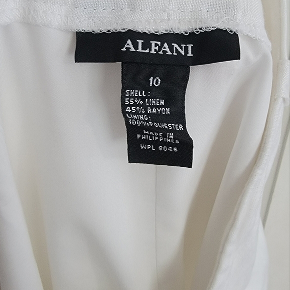 Alfani Wide Leg Linen Pants - Picture 3 of 3